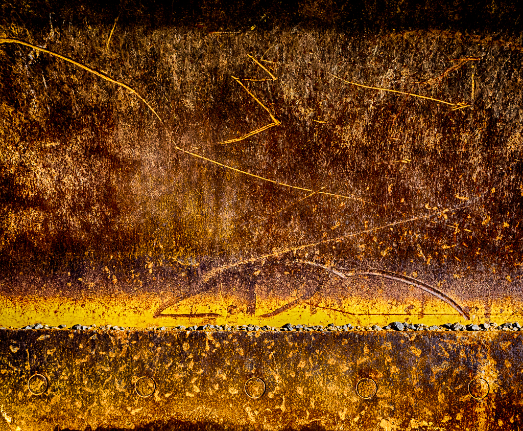 Backhoe Scoop, photograph by Chet Swalina