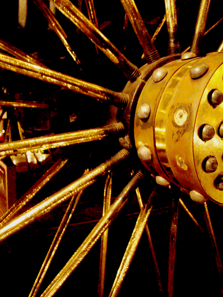 Golden Spokes, photograph by Carolyn Todd