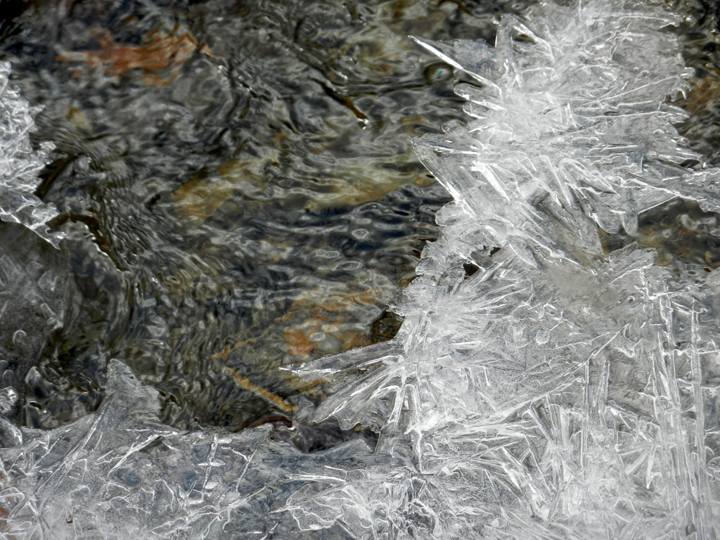 River Ice: Alyssa, photograph by Jim Valent
