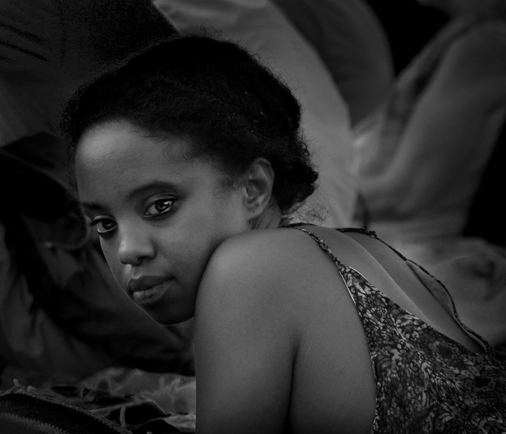 Girl At Rest, photograph by Kathy Smith