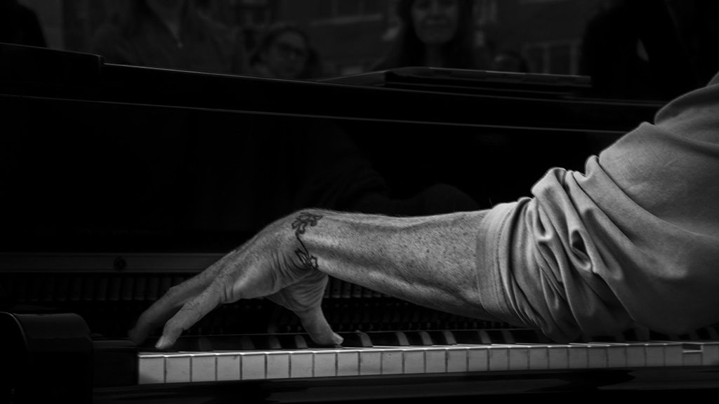 Piano Man, photograph by Kathy Smith
