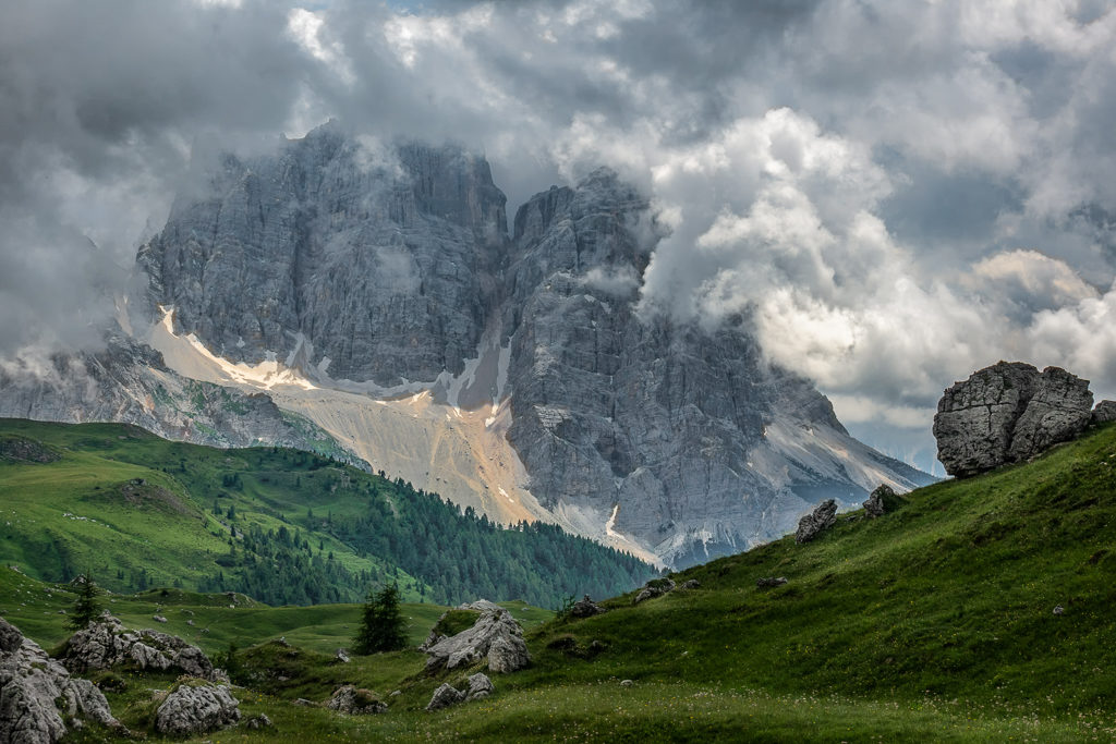 The Dolomites, photograph by David Whiteman