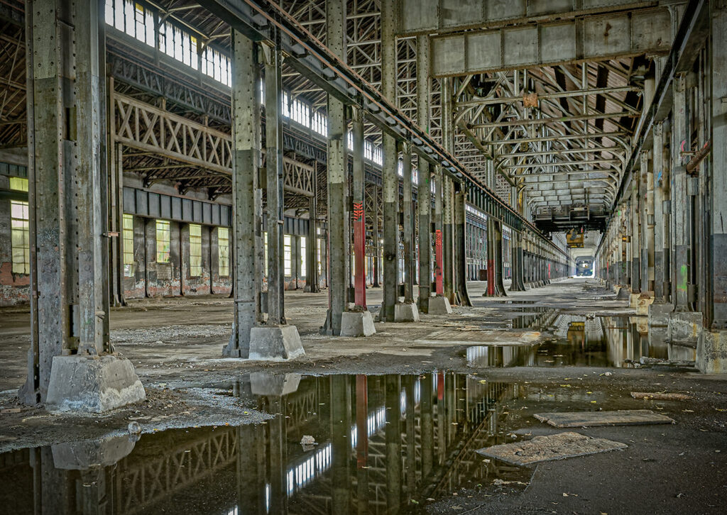 Abandoned Warehouse, Bethlehem Steel by Alan Lucas