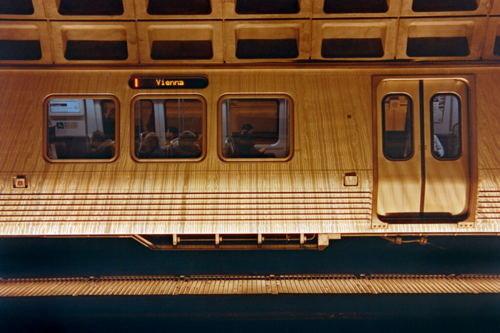 Orange Line Train to Vienna by Chris Taschner