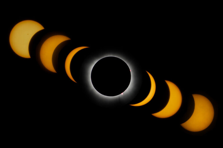 Theme: Sequences, April 2024 – first place: Roger Young, “Solar Eclipse”