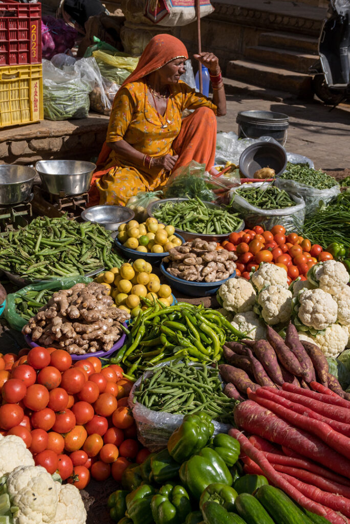 Theme: Markets, October 2024 – first place: Lisa Marie Cirincione, “India Street Market”