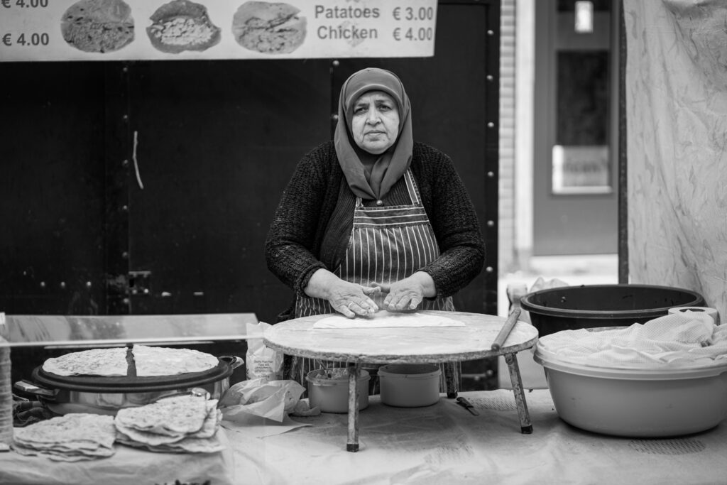 Amsterdam Street Vendor, photograph by Chris Creager