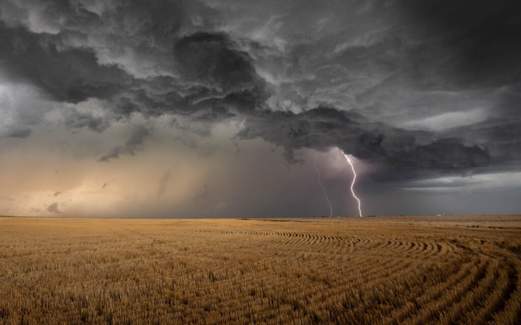 Storm Over Oklahoma, photograph by David Whiteman