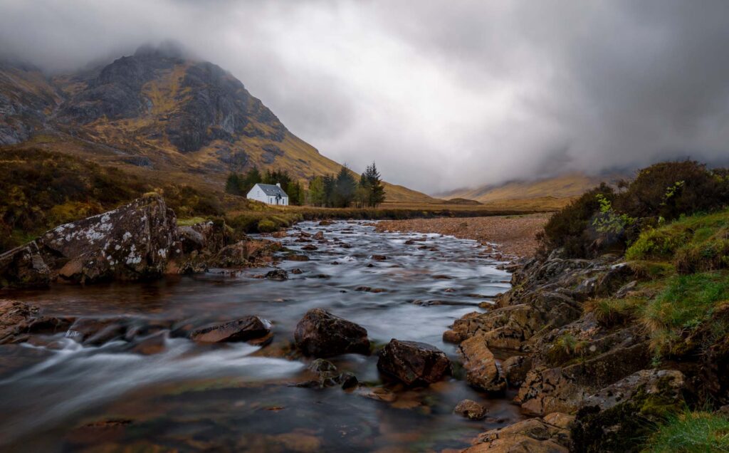 Glencoe Cottage, photograph by Chris Creager