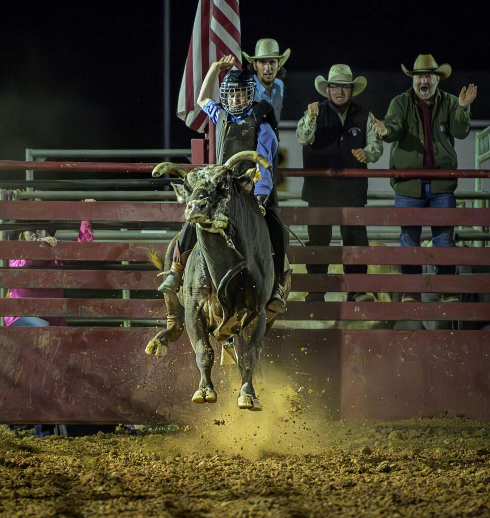 Bull Riding, photograph by Kathy Smith