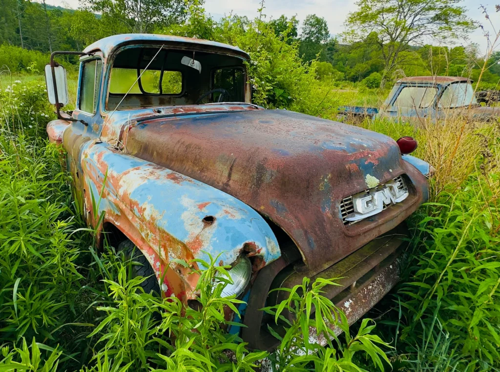 GMC Out to Pasture, photograph by Ann Taylor-Schmidt