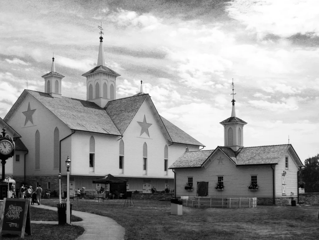 Star Barn - Pig Barn, photograph by Ann Taylor-Schmidt