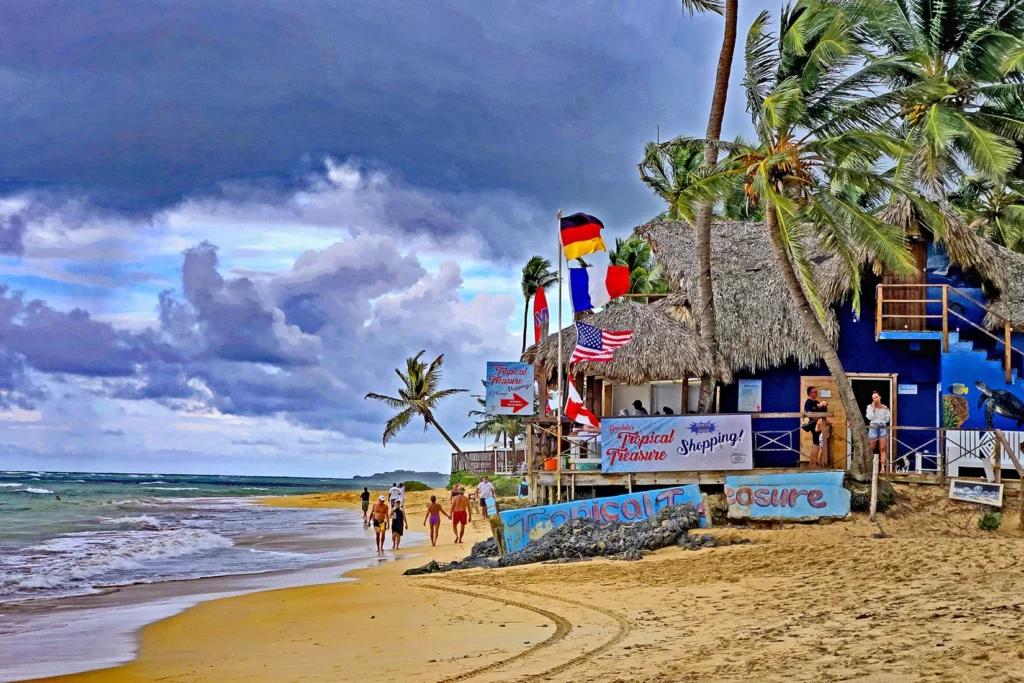 Beach side store, photograph by Brian Simpson