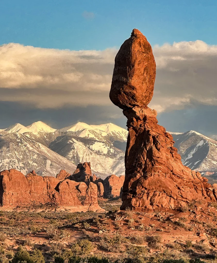 Golden Hour at Balanced Rock, photograph by Carolyn Todd-Larson