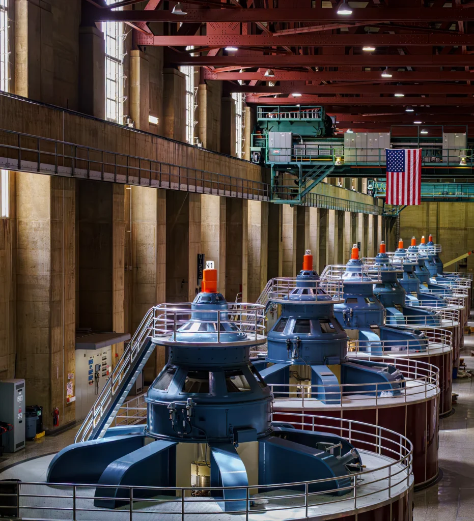 Inside Hoover Dam, photograph by Carolyn Todd-Larson