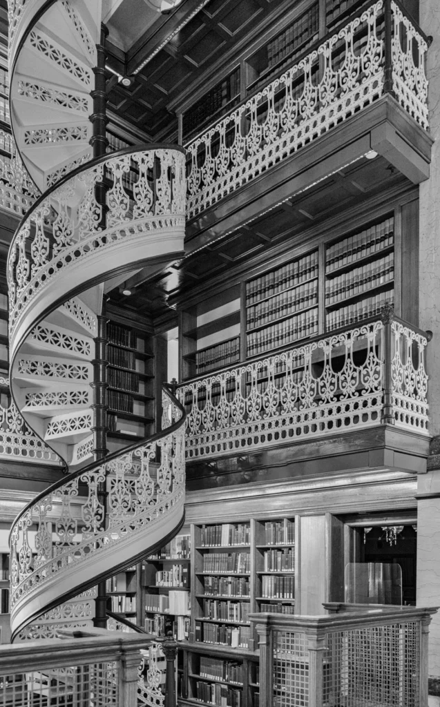 Iowa Law Library, photograph by Carolyn Todd-Larson