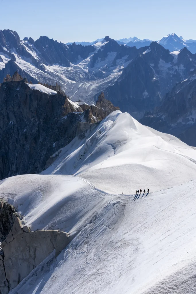 Mont Blanc Climbers, photograph by Chris Creager