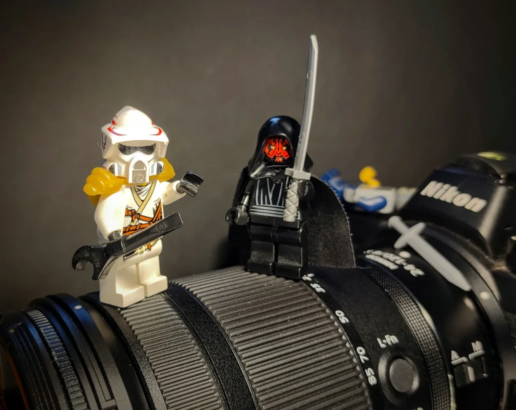 May the Nikon be with you, photograph by Dave Mann