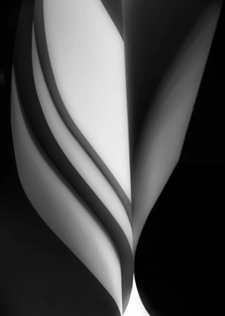 B&W Abstract in Toronto Public Library, photograph by David Whiteman