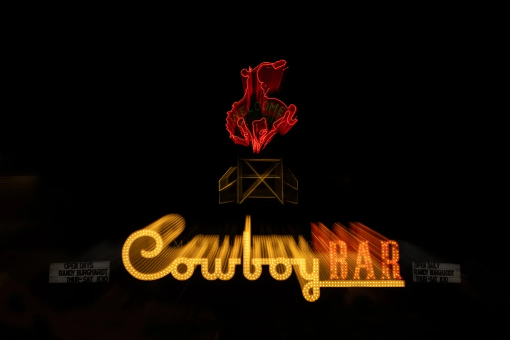 Cowboy Bar, photograph by David Whiteman