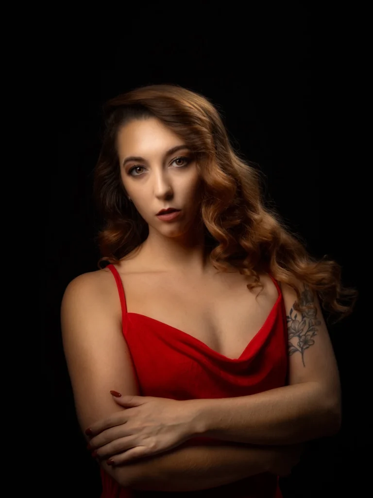Michaela portrait, photograph by David Whiteman