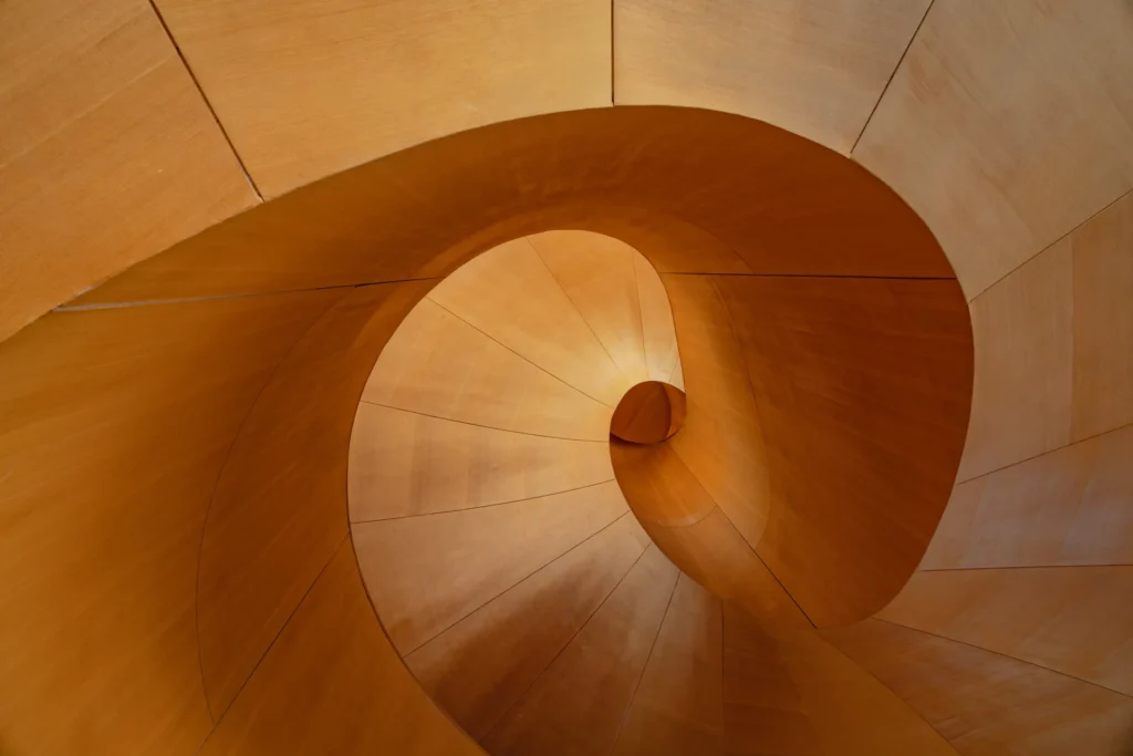 Staircase Toronto Art Museum, photograph by David Whiteman
