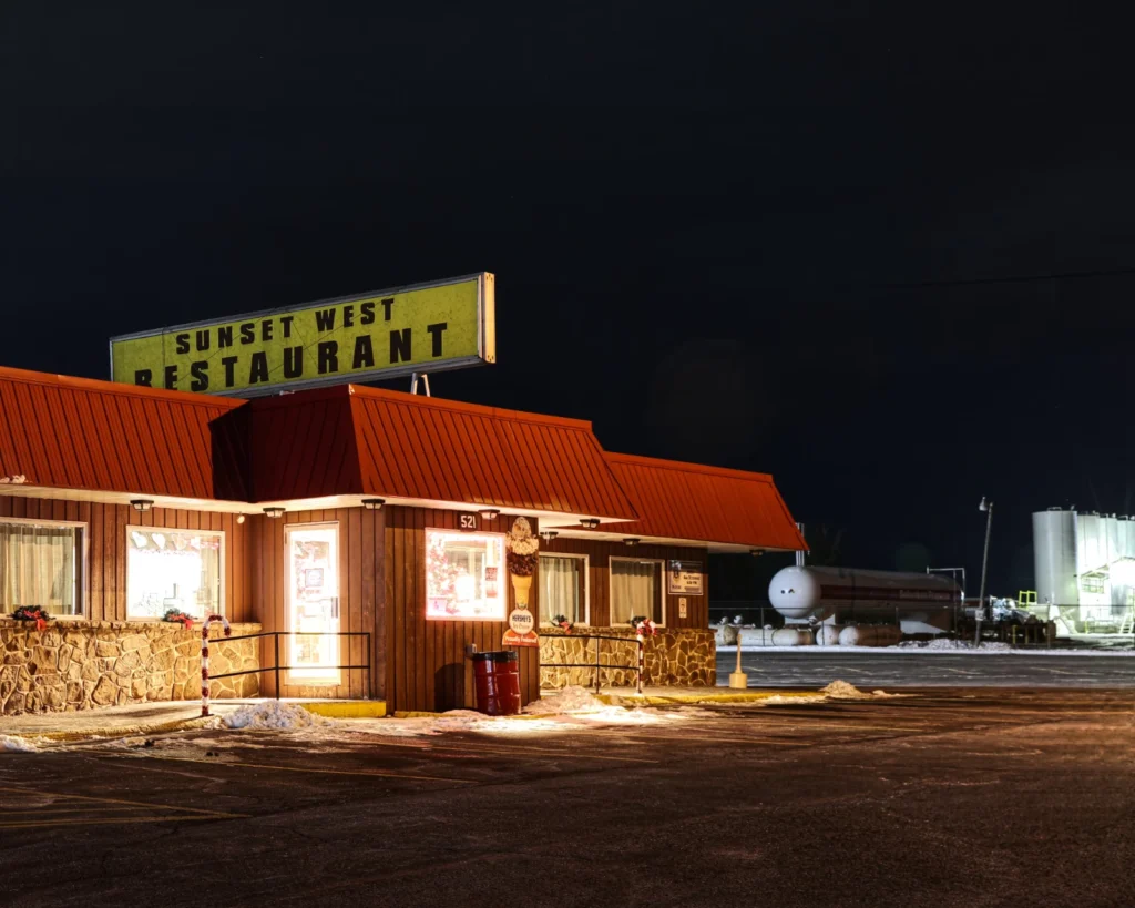 Sunset West, photograph by Jason Smoyer