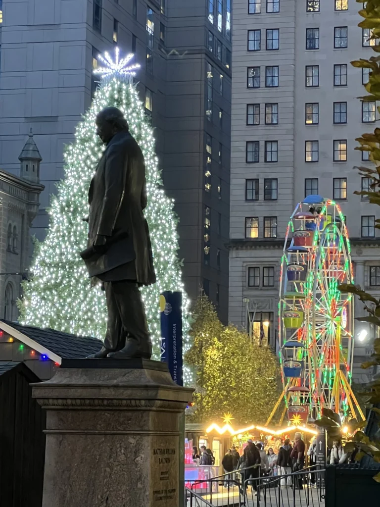 Philadelphia Christmas Village, photograph by Jennifer Blackburn-Miller