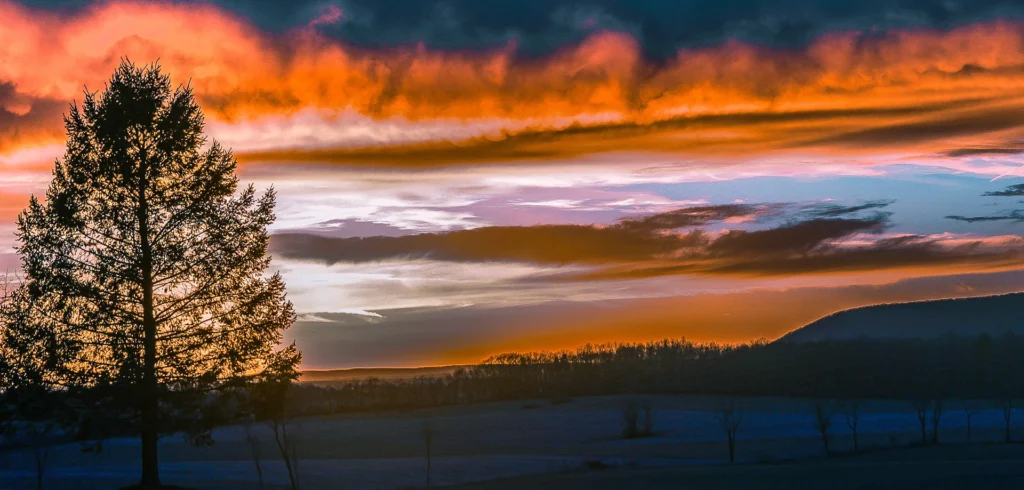 Mt Nittany Sunset, photograph by Jim Thomas