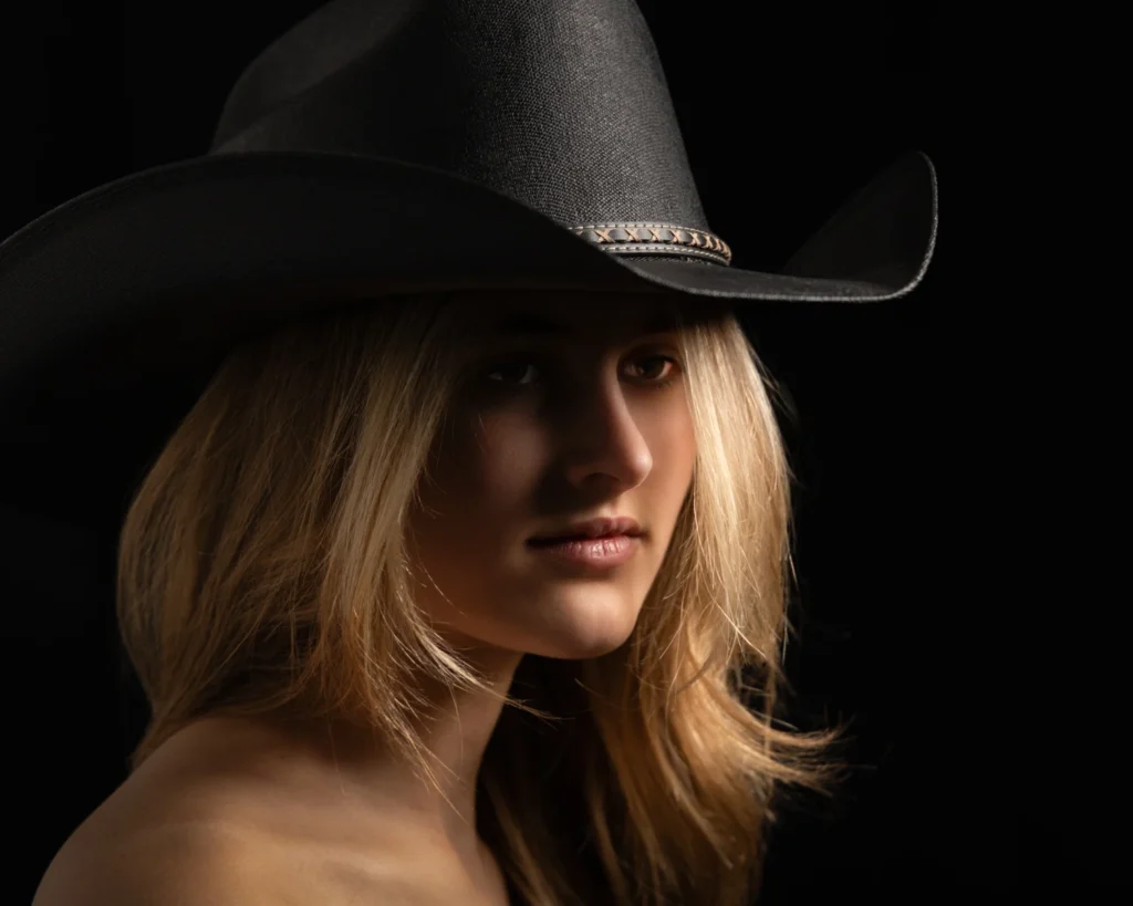 Under The Brim, photograph by Jim Valent