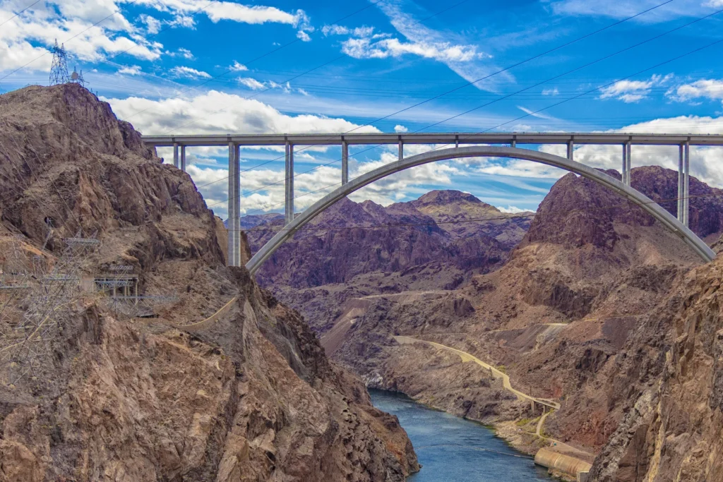 Hoover Dam Bridge, photograph by John Larson