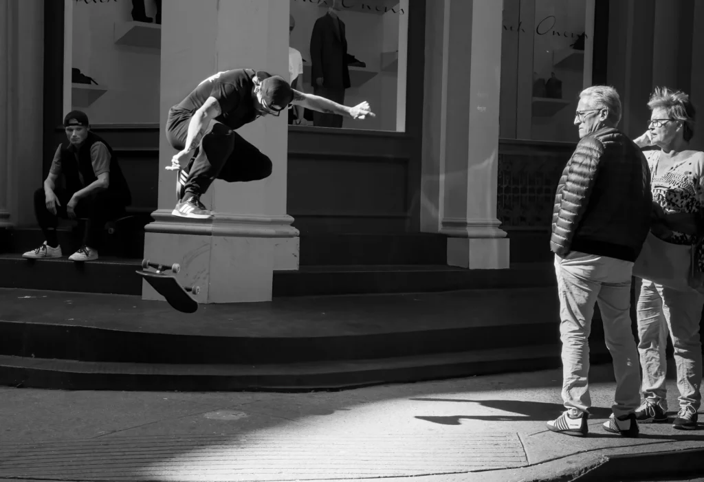 The Skateboarder, photograph by Kathy Smith