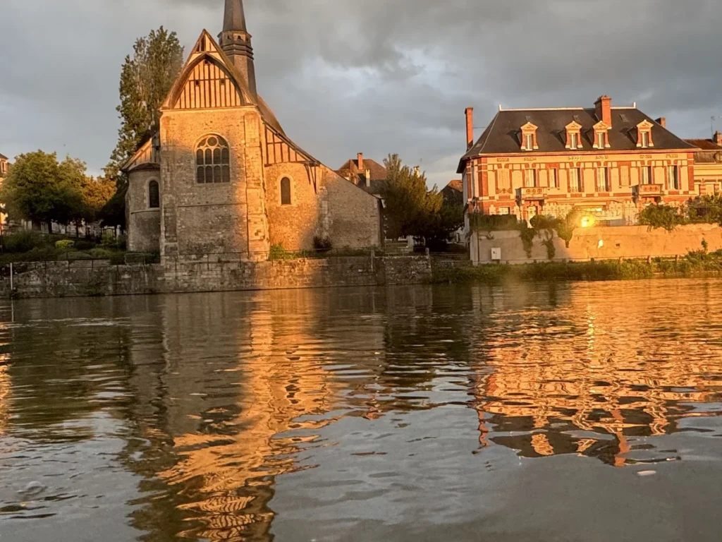 Sens France first light, photograph by Liz Wilson