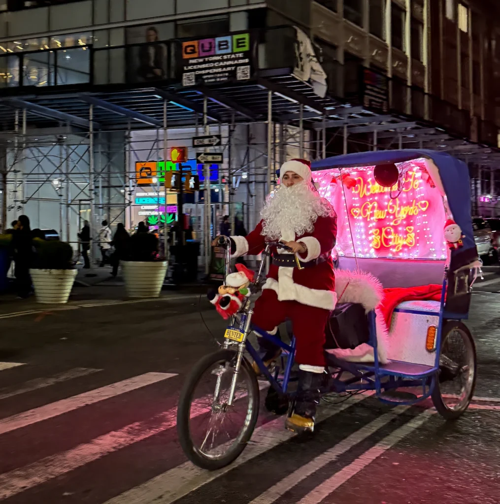 Uber Santa, photograph by Rich Shore