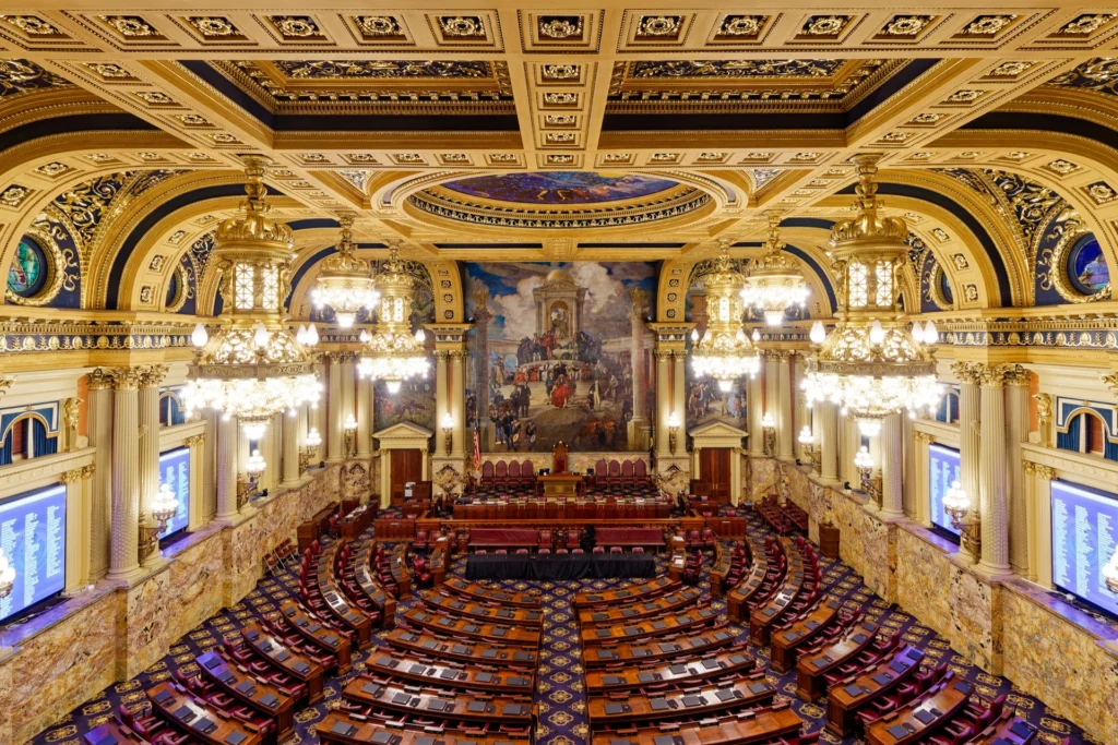PA Capitol-House, photograph by Roger Young