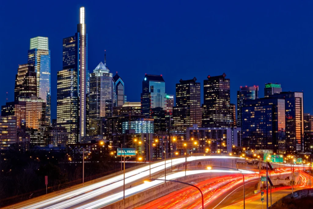 Philly Skyline, photograph by Roger Young
