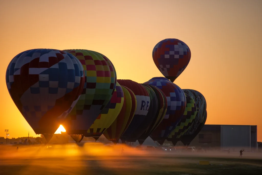 Balloon Launch, photograph by Sam Knutson