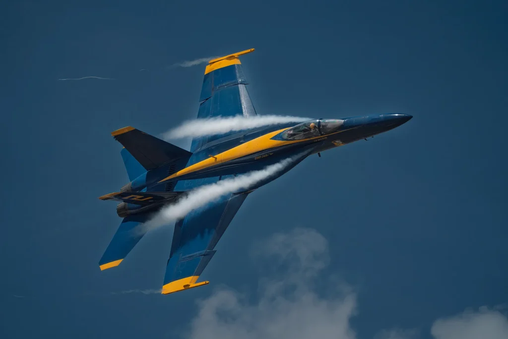 Blue Angel #2 CDR Jack Keilty April 3rd at Sun N' Fun, photograph by Sam Knutson