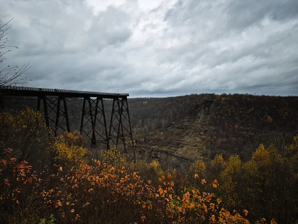 Kinzua Bridge, photograph by Sam Knutson