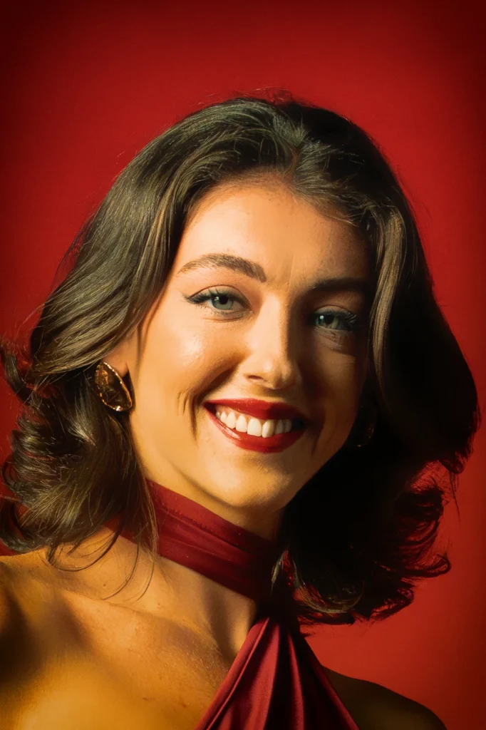 Lady in the Red Dress, photograph by Sam Knutson