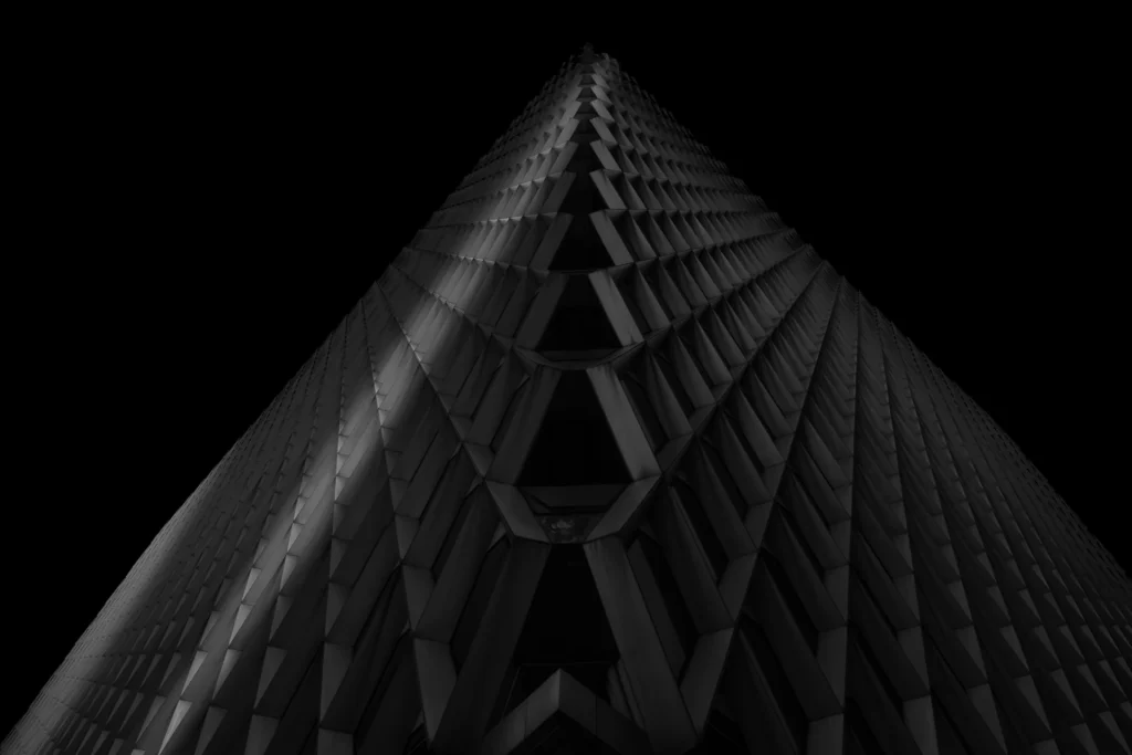 Pittsburgh Architecture Geometry of the United Steelworkers building, photograph by Sam Knutson