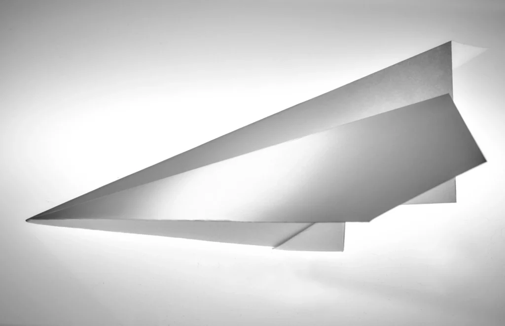 Paper Airplane, photograph by Scott Pilutik