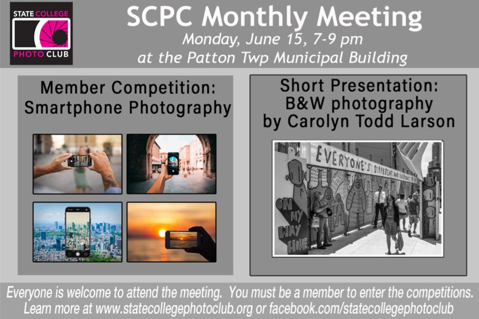 SCPC Monthly Meeting flyer, June 15, 2026