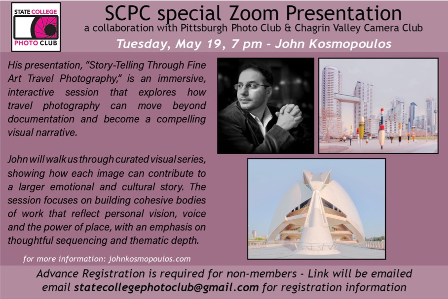 SCPC special Zoom presentation with John Kosmopoulos