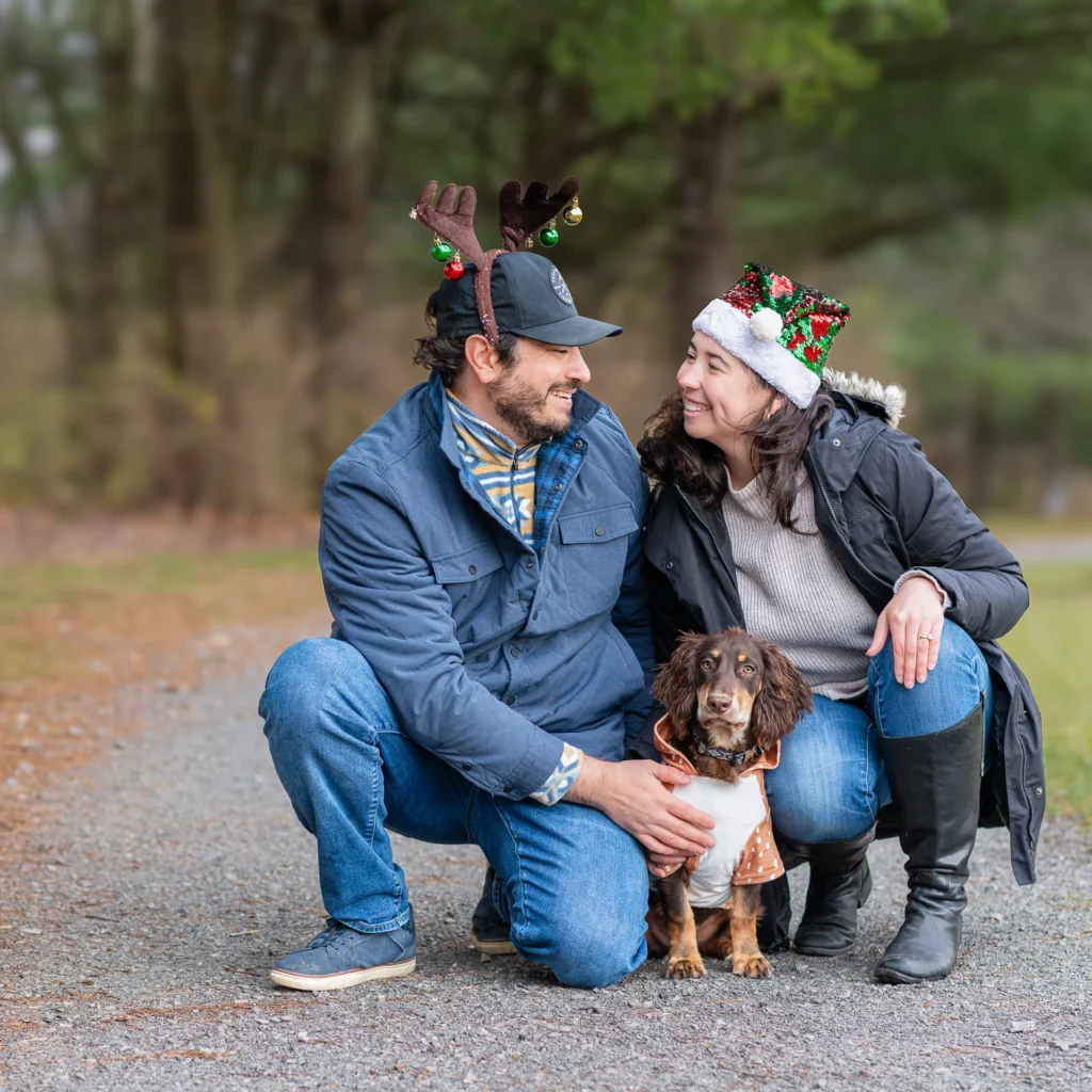 Murphy's 1st Christmas, photograph by Tricia Kidd