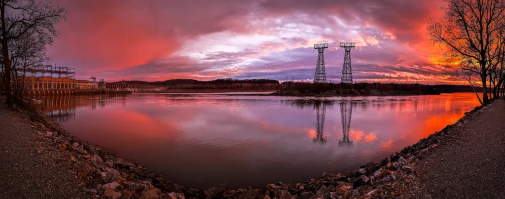 Morning at Conowingo Fishermans Park, photograph by Wei Xu